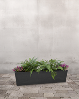 Den Tidlige Rosa/Grønne - Altankasse m. vandreservoir