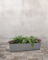 Den Tidlige Rosa/Grønne - Altankasse m. vandreservoir