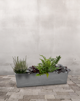 Farverig Efterårsaltankasse - Altankasse m. vandreservoir