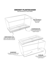 Greenify Plantekasse - Højbed på hjul m. vandreservoir