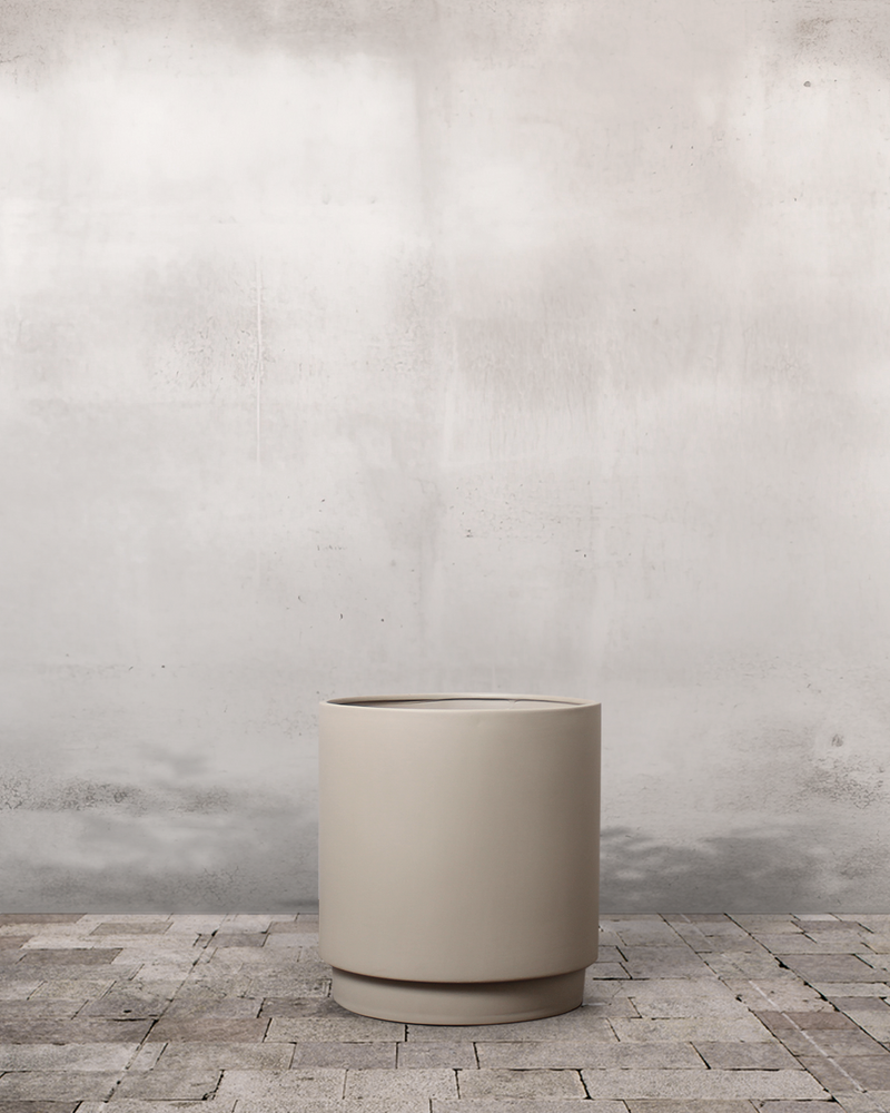 Simple Pot Fiber - Light Sand - Ø46