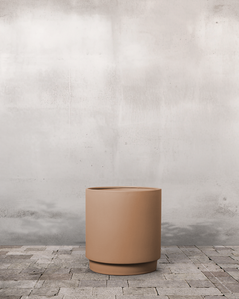 Simple Pot Fiber - Pale Terracotta - Ø55