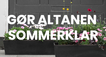 3 nemme trin til en sommerklar altan