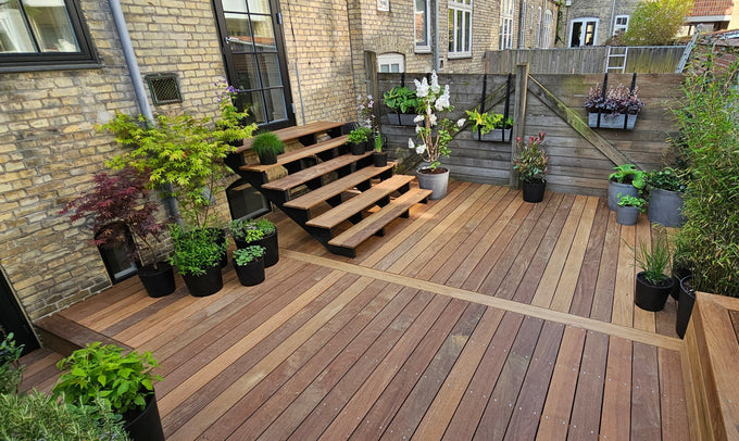 Privat terrassehave på Østerbro