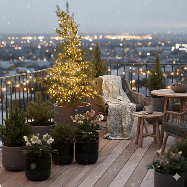 Klar til vinteren på altanen og terrassen