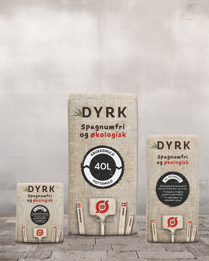 Pottemuld, Spagnumfri og økologisk - 18L