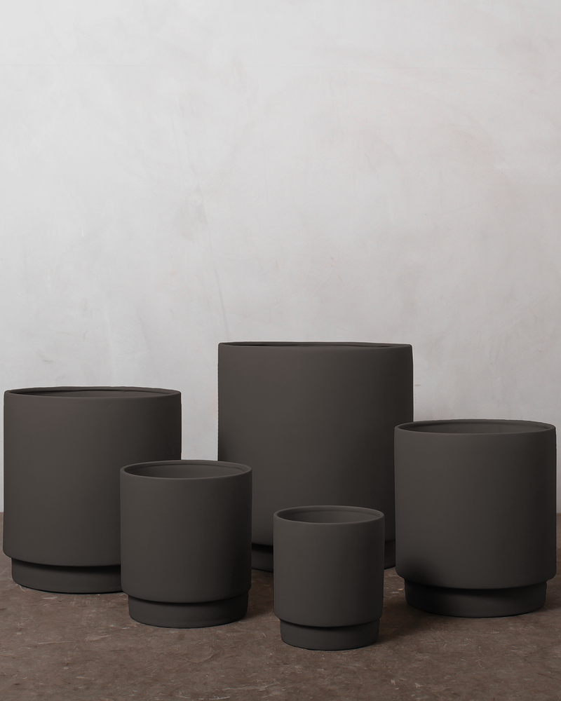 Simple Pot Clay - Warm Black - Ø27